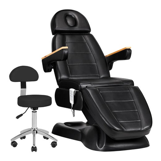 S&auml;hk&ouml;inen hoitotuoli SILLON Lux 273b + jakkara 304 musta