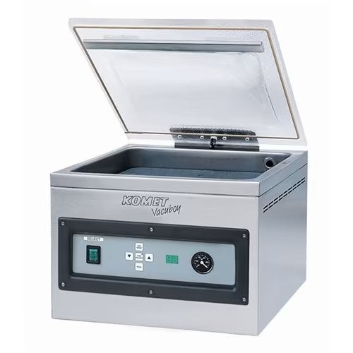 Tyhji&ouml;kammio elintarvikkeiden tyhji&ouml;pakkaamiseen .