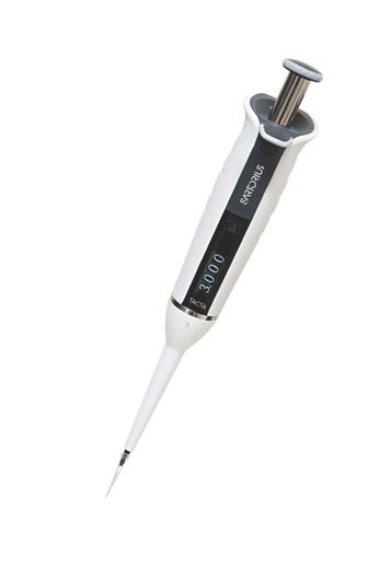 Sartorius Tacta&reg; Mechanical Pipette, Single Channel  0.3 &ndash; 3 &micro;L