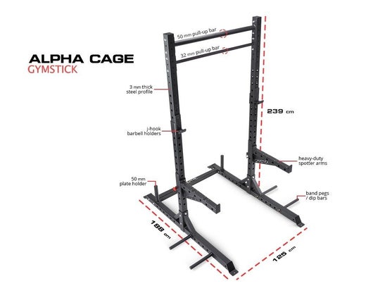 Alpha Cage,  voimateline